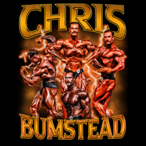 Mens Oversized Heavy Weight Crew - Chris Bumbstead Amber Graphic Design