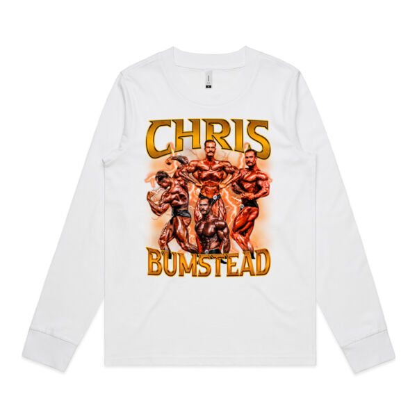 Womens Longsleeve - Chris Bumbstead Amber Graphic Thumbnail