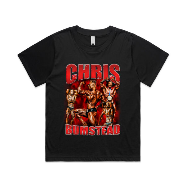 Womens Tee - Chris Bumbstead Red Graphic  Thumbnail