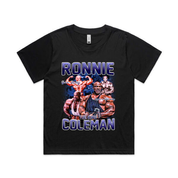 Womens Tee - Ronnie Coleman Graphic Blue Thumbnail