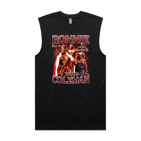 Mens Tank - Ronnie Coleman Graphic Red Thumbnail