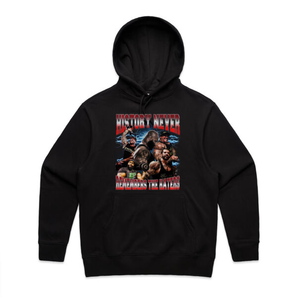 Mens Oversized Heavy Hood - History Never Remembers The Haters  Thumbnail