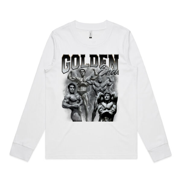 Womens Longsleeve - B & W Golden Era  Thumbnail