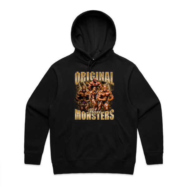 Mens Oversized Heavy Weight Hood - Original Mass Monsters  Thumbnail